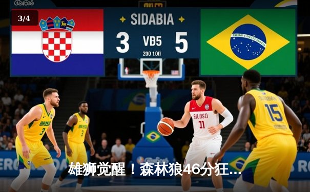 雄狮觉醒！森林狼46分狂胜卫冕冠军，爱德华兹单场轰下40分创生涯新高 - 3