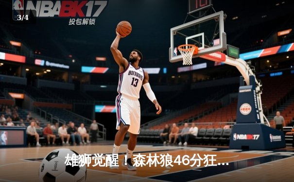雄狮觉醒！森林狼46分狂胜卫冕冠军，爱德华兹单场9三分创纪录 - 3